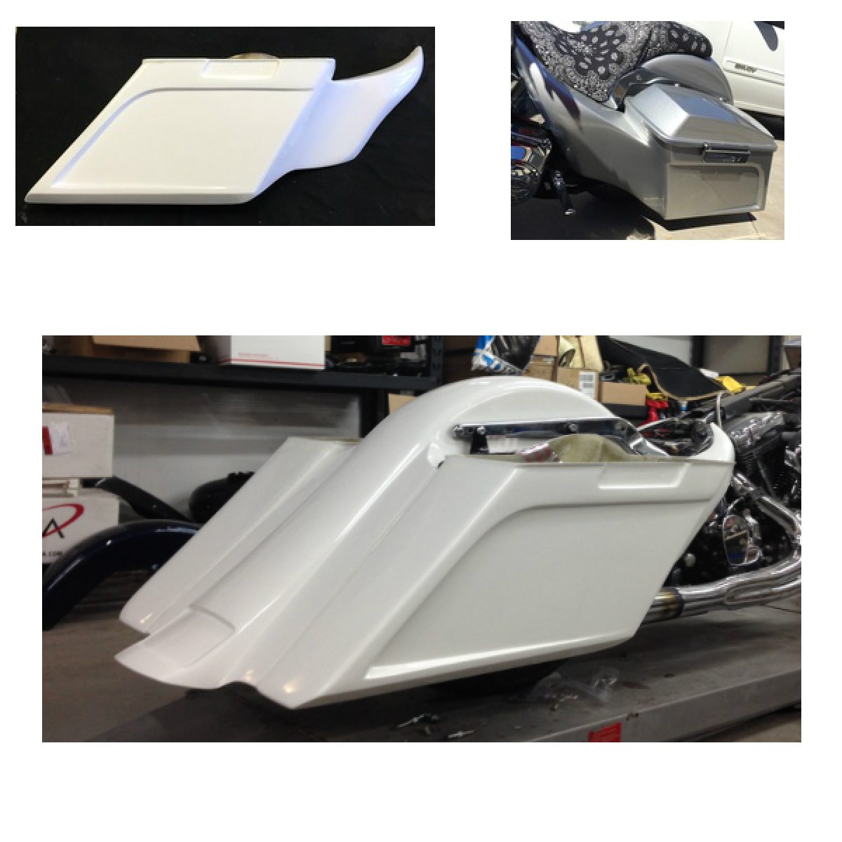 Softail bagger hot sale side covers