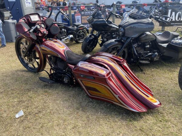 Cylent Cycles Custom Touring Bagger Bags Harley Davidson Legacy Show Stopper